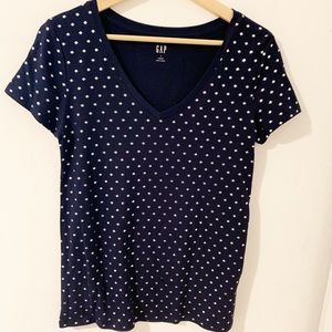 2X$10🎉Gap Blue Short Sleeve Tee Star Size Small